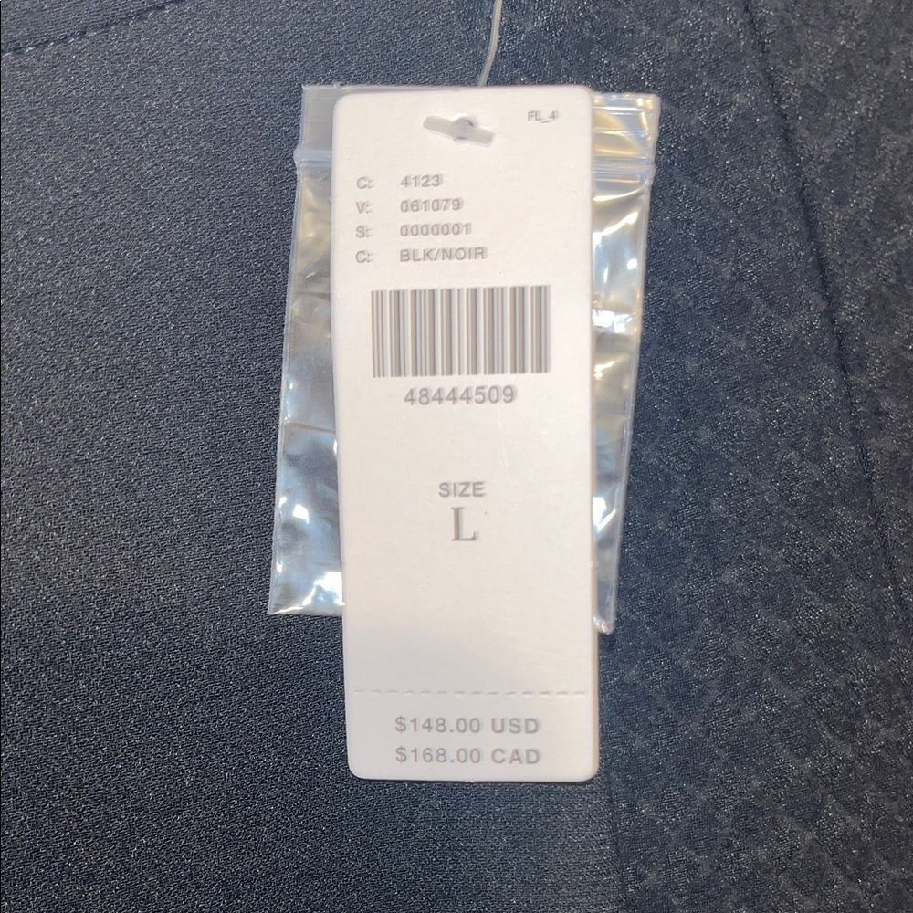 Anthropologie Black Textured Short Sleeve Dress - Picture 9 of 9